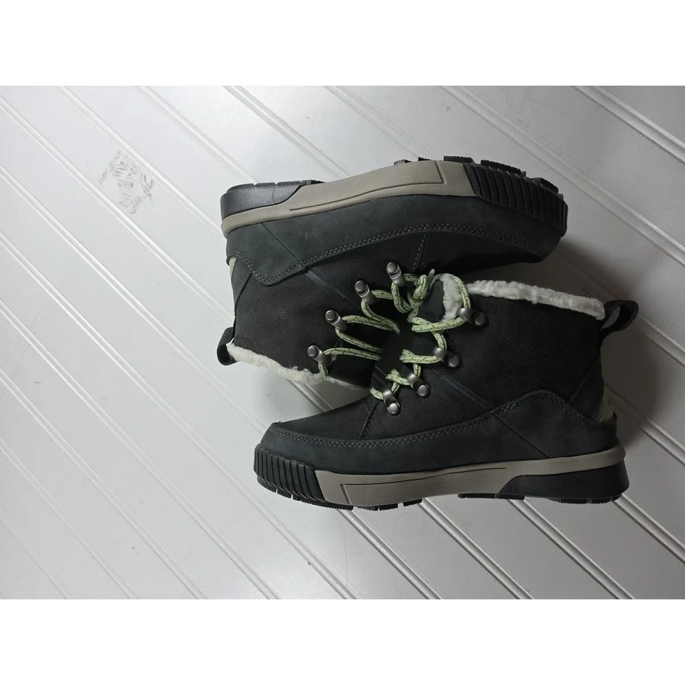 The North Face Sierra Winter Boots Womens Multi Mid Calf Waterproof Lace Up Grey